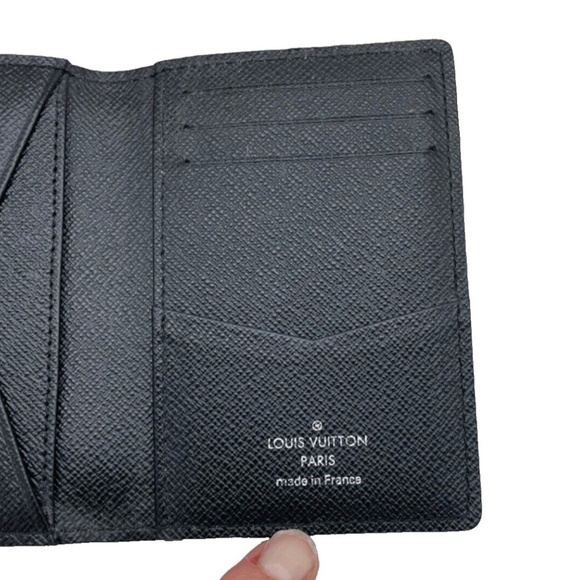 LOUIS VUITTON Pocket Organizer Damier Graphite Christopher Nemeth Black & Cream - Picture 6 of 6